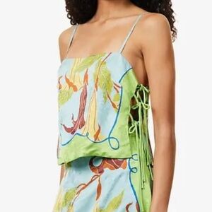 ALEMAIS Rafaela Side-tie Top